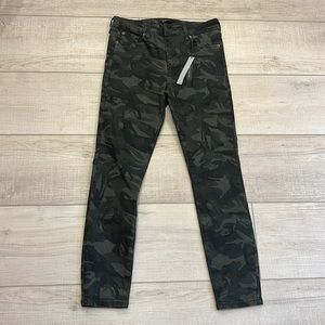 STS Blue camo high rise ankle jeans